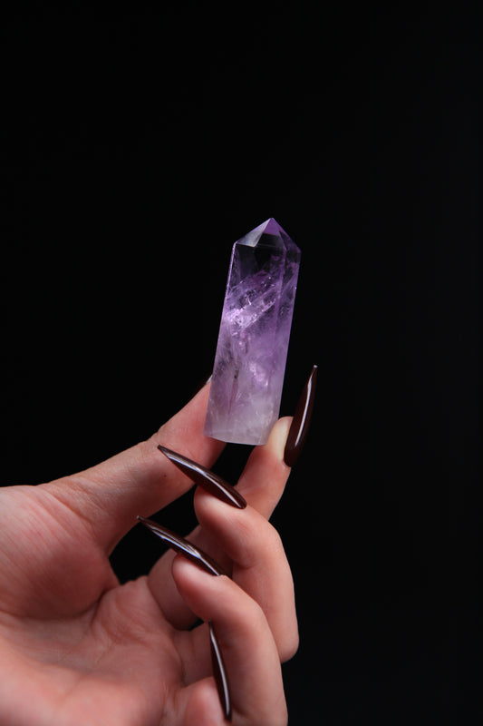 Mystical Brazilian Amethyst Tower for Spiritual Healing & Magickal Energy