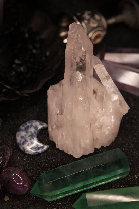 Enchanted Green Fluorite Tower for Clarity & Magickal Focus