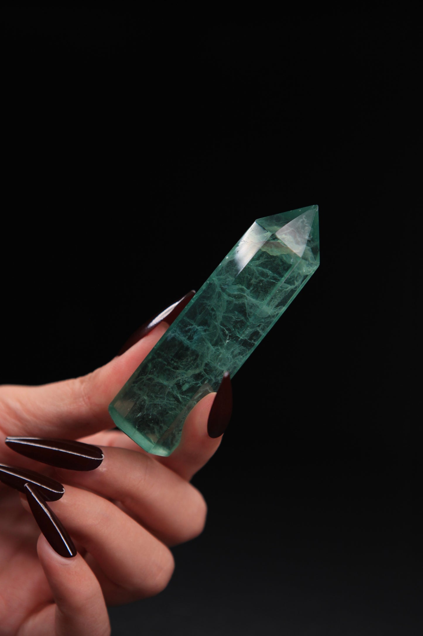 Enchanted Green Fluorite Tower for Clarity & Magickal Focus