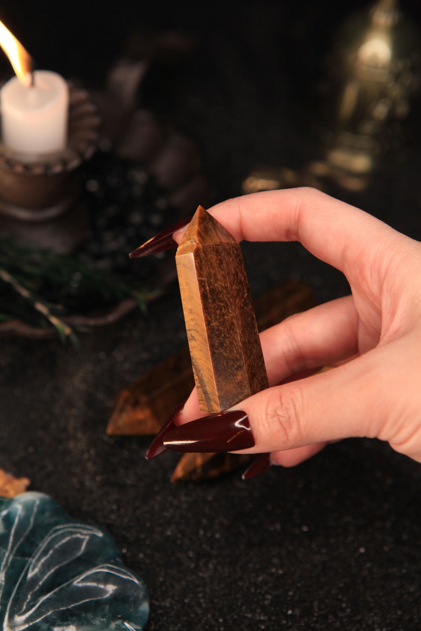 Empowered Tiger’s Eye Tower for Courage & Magickal Confidence