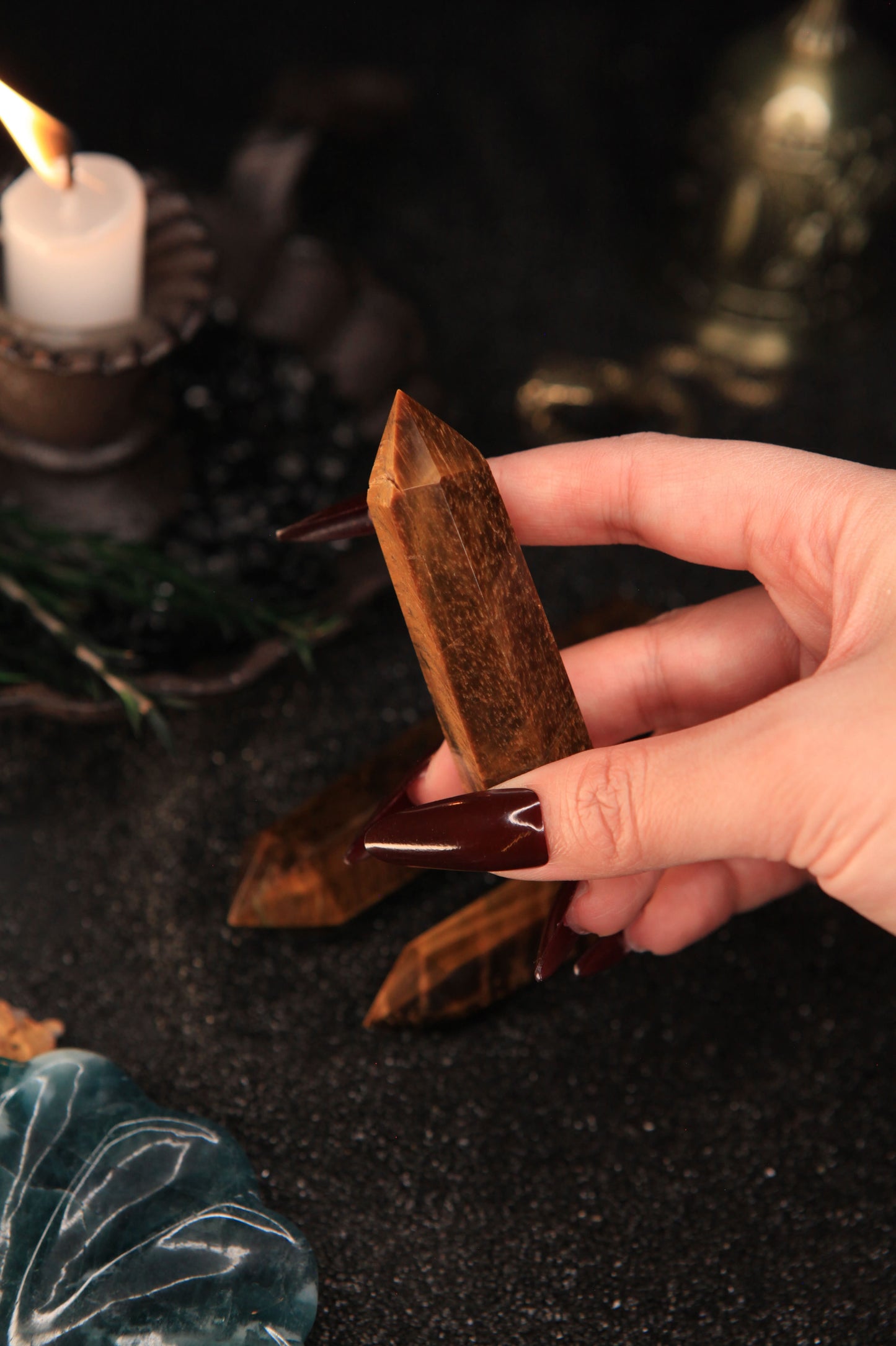 Empowered Tiger’s Eye Tower for Courage & Magickal Confidence