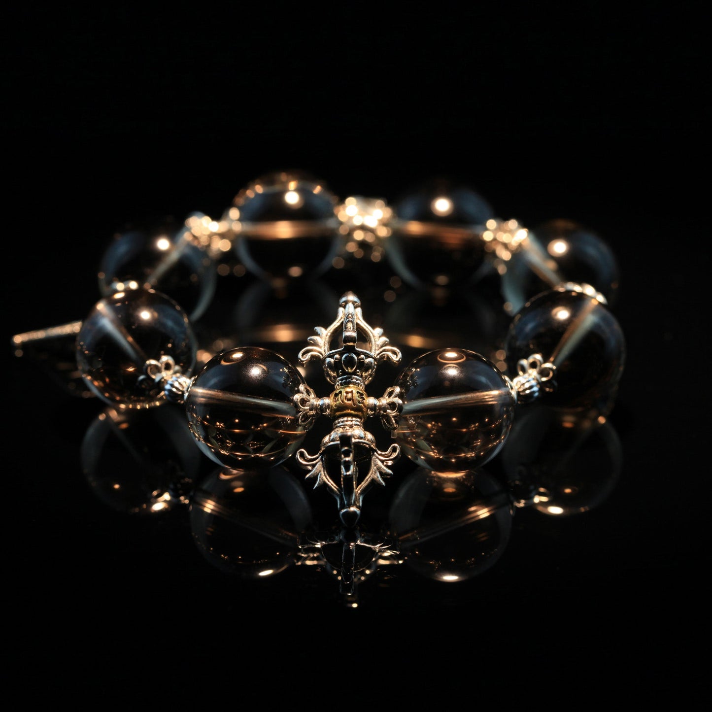 Smoky Quartz Vajra Bracelet
