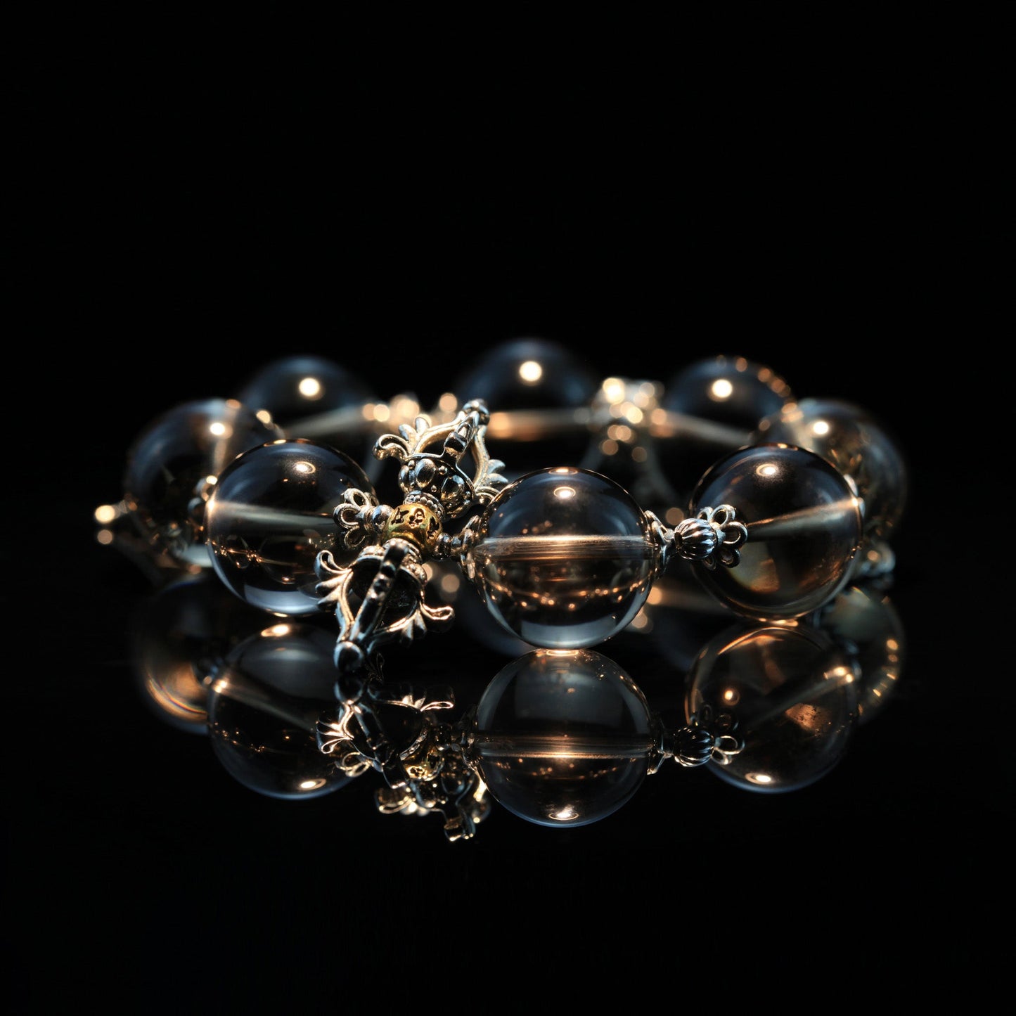 Smoky Quartz Vajra Bracelet