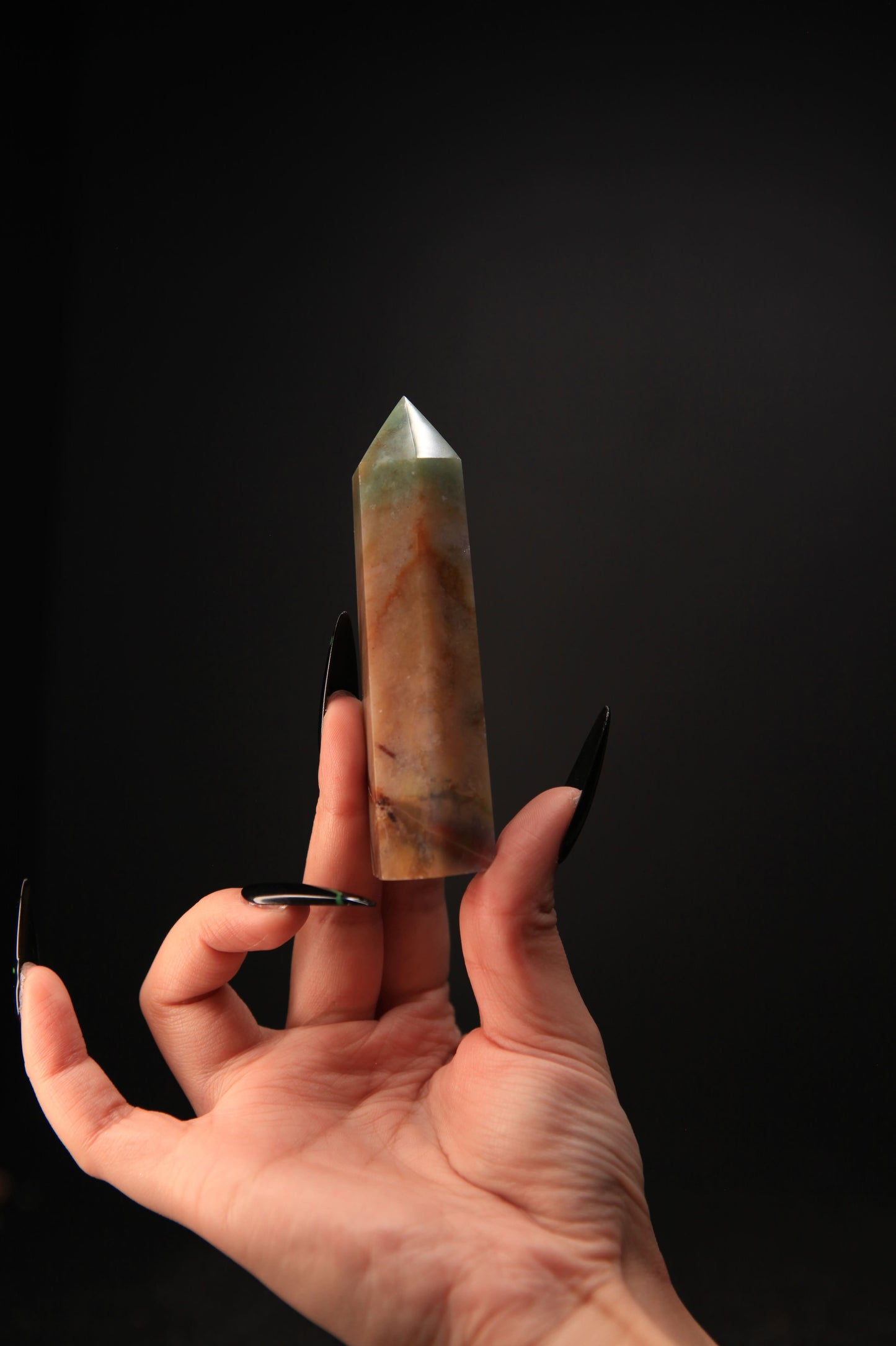 Sacred Ocean Jasper Tower for Joy & Emotional Flow