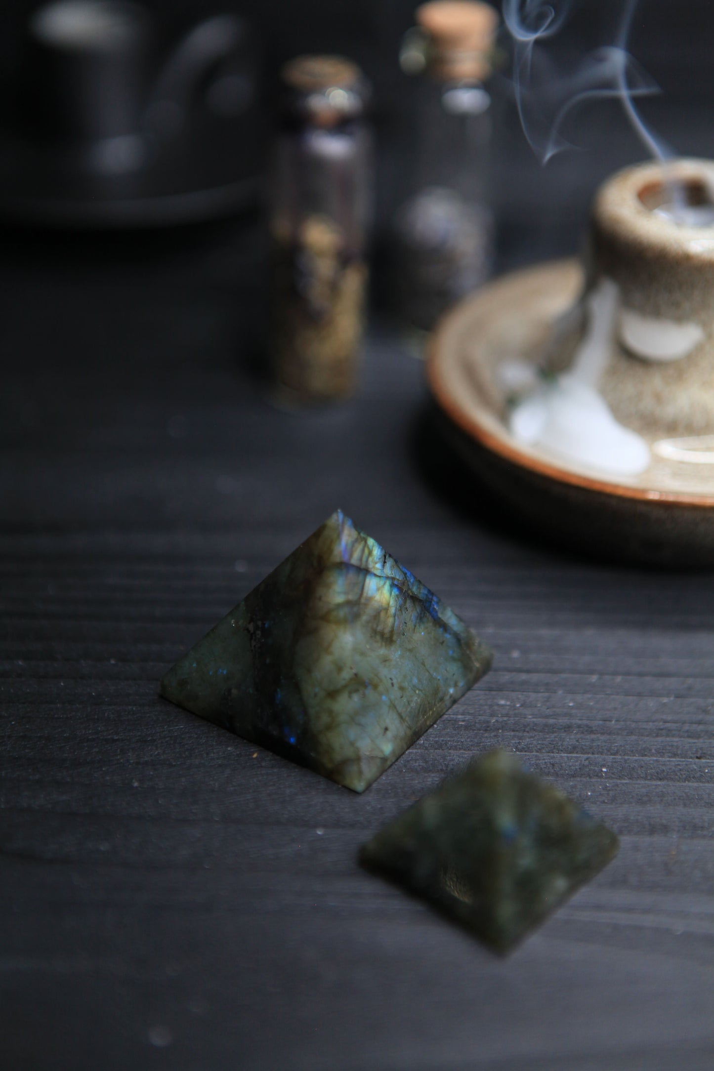 Labradorite Pyramid for Intuition & Mystery