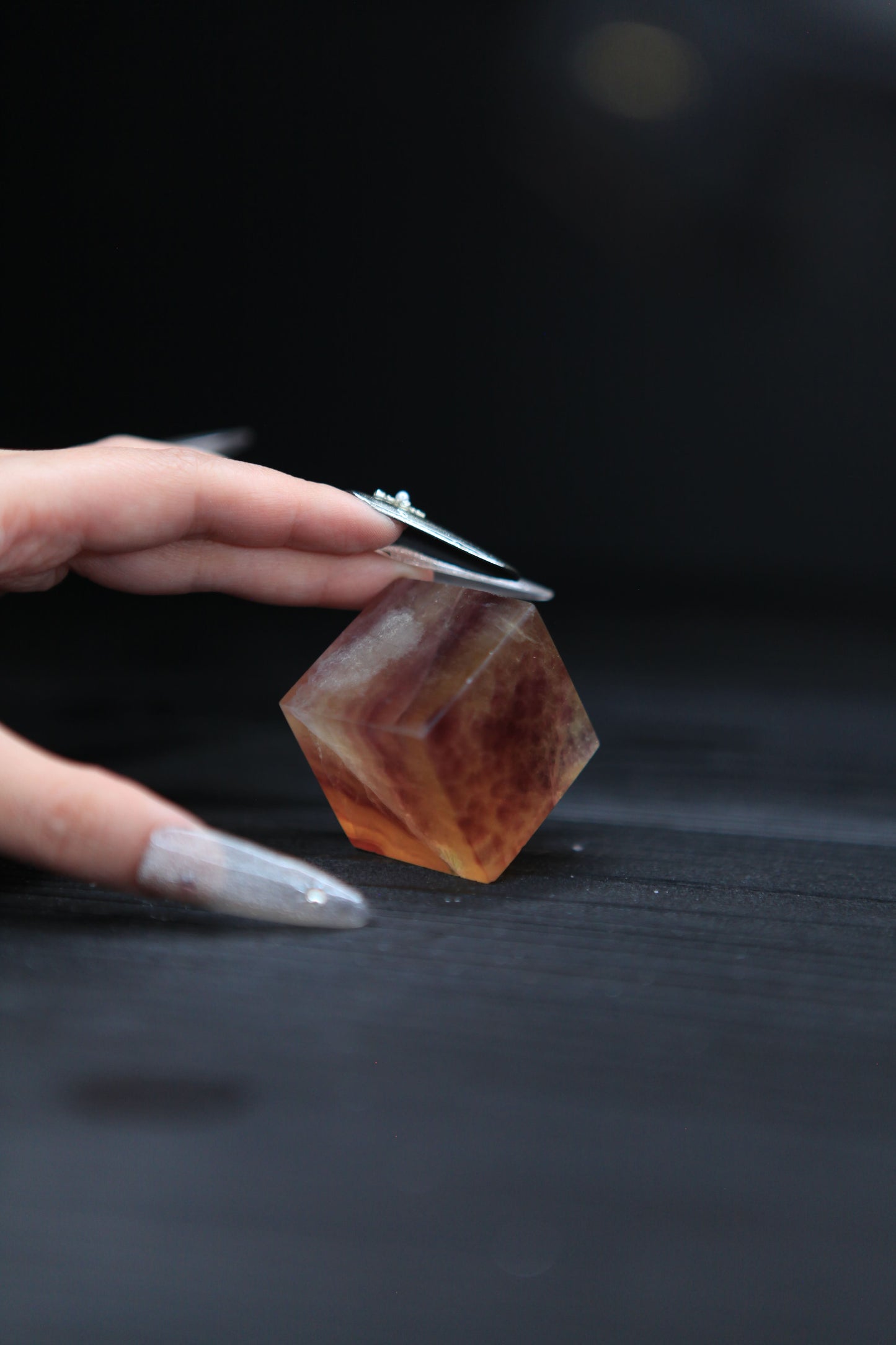 Fluorite Cube for Clarity & Magick