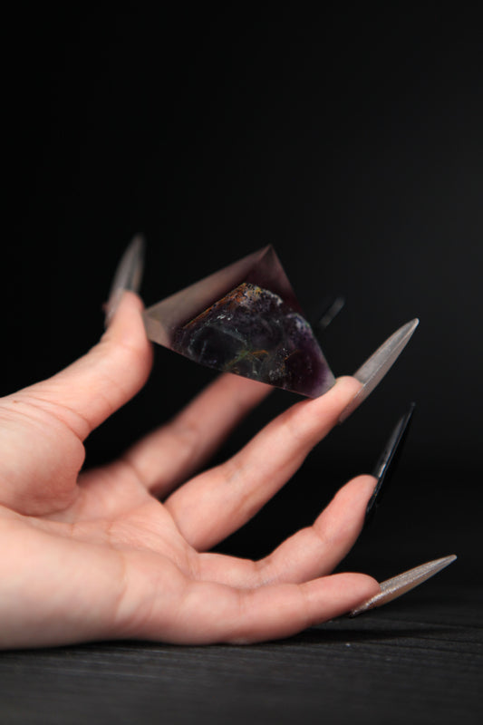 Fluorite Pyramid for Focus & Spirit