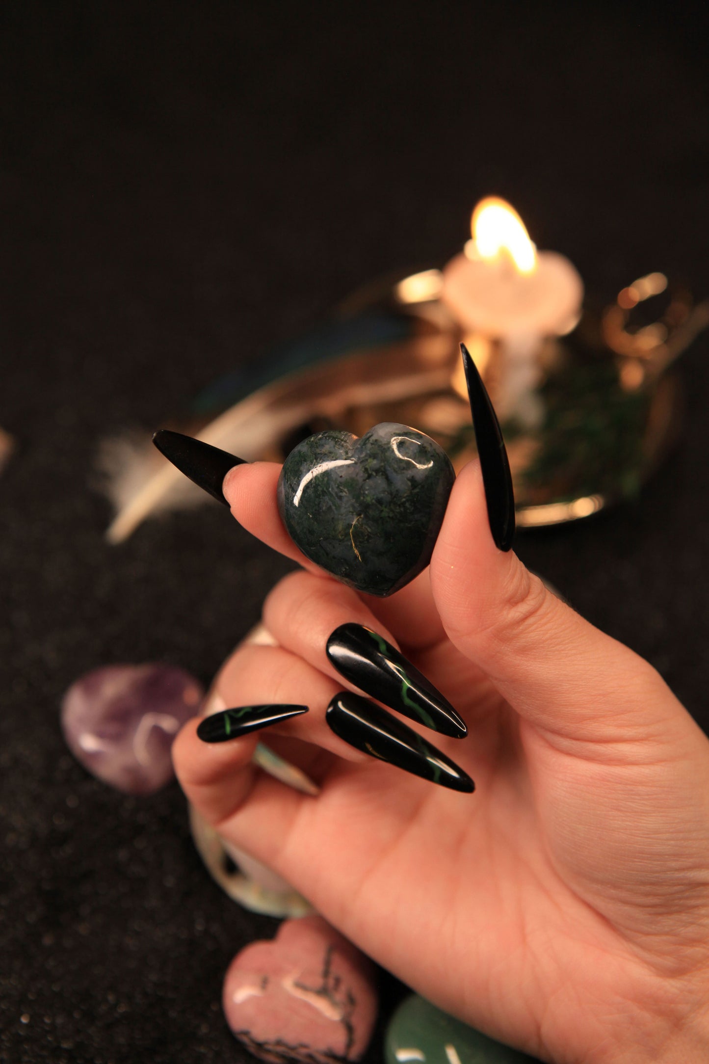 Enchanted Heart-Shaped Crystal for Love, Healing & Radiant Energy