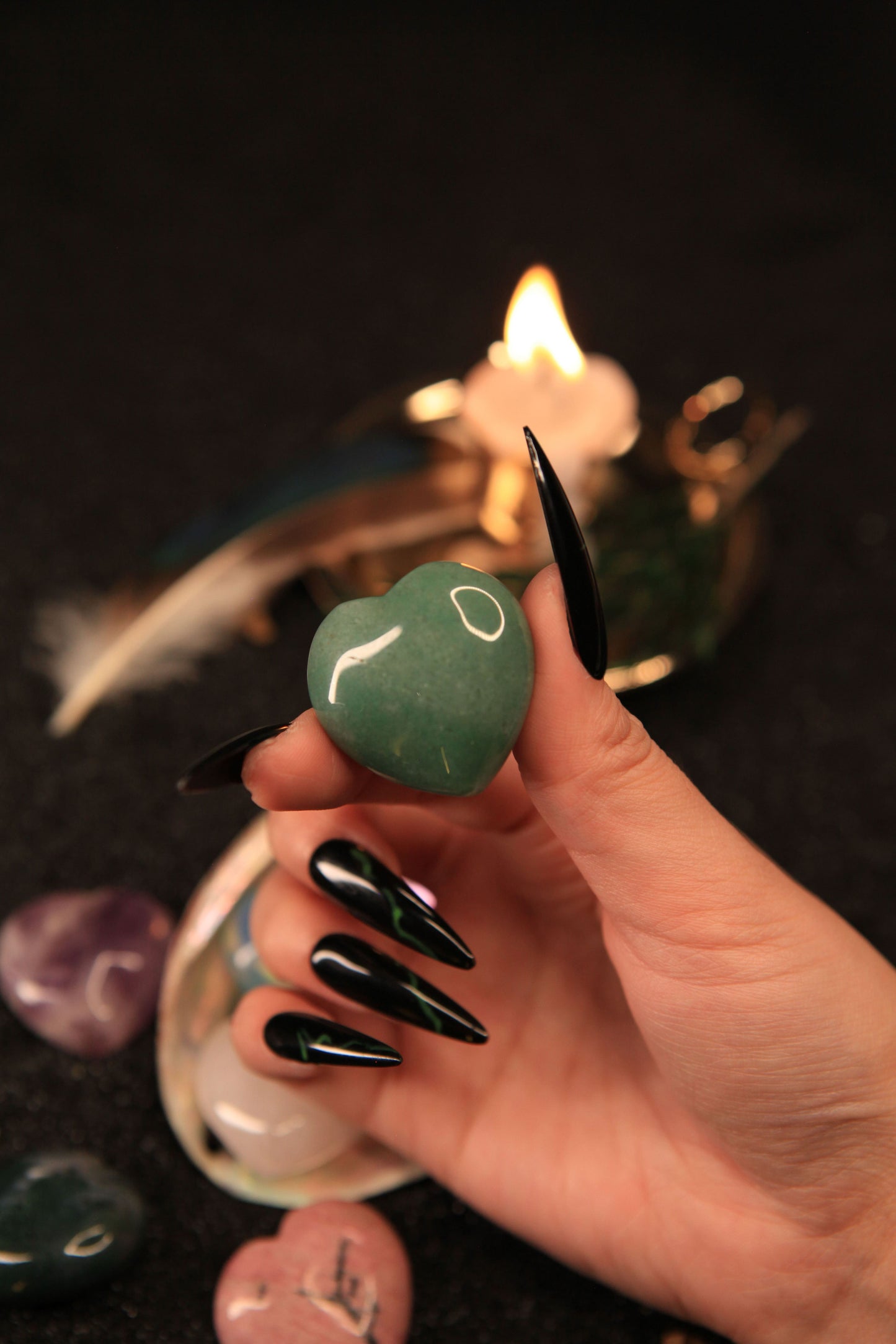 Enchanted Heart-Shaped Crystal for Love, Healing & Radiant Energy