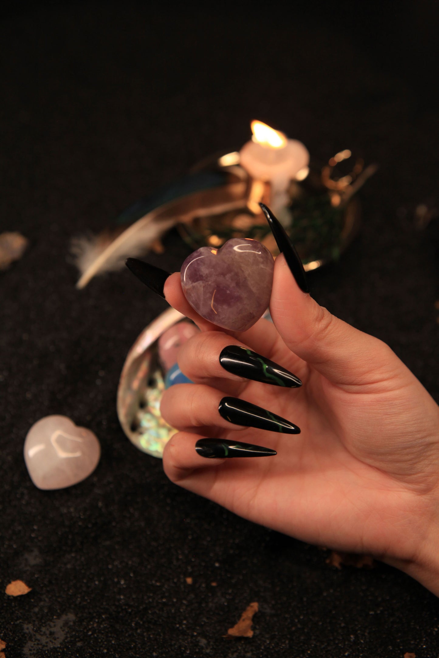 Enchanted Heart-Shaped Crystal for Love, Healing & Radiant Energy