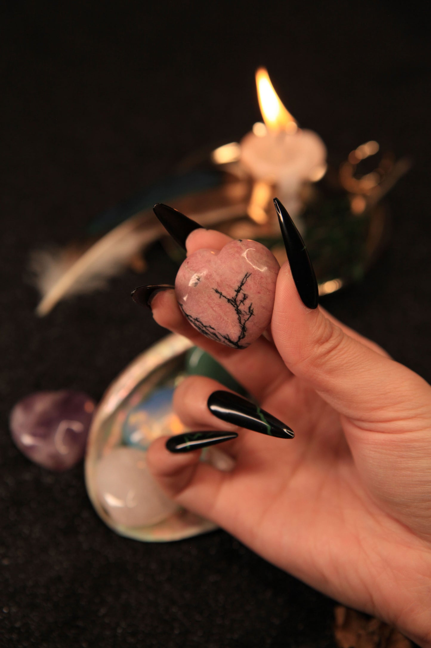 Enchanted Heart-Shaped Crystal for Love, Healing & Radiant Energy