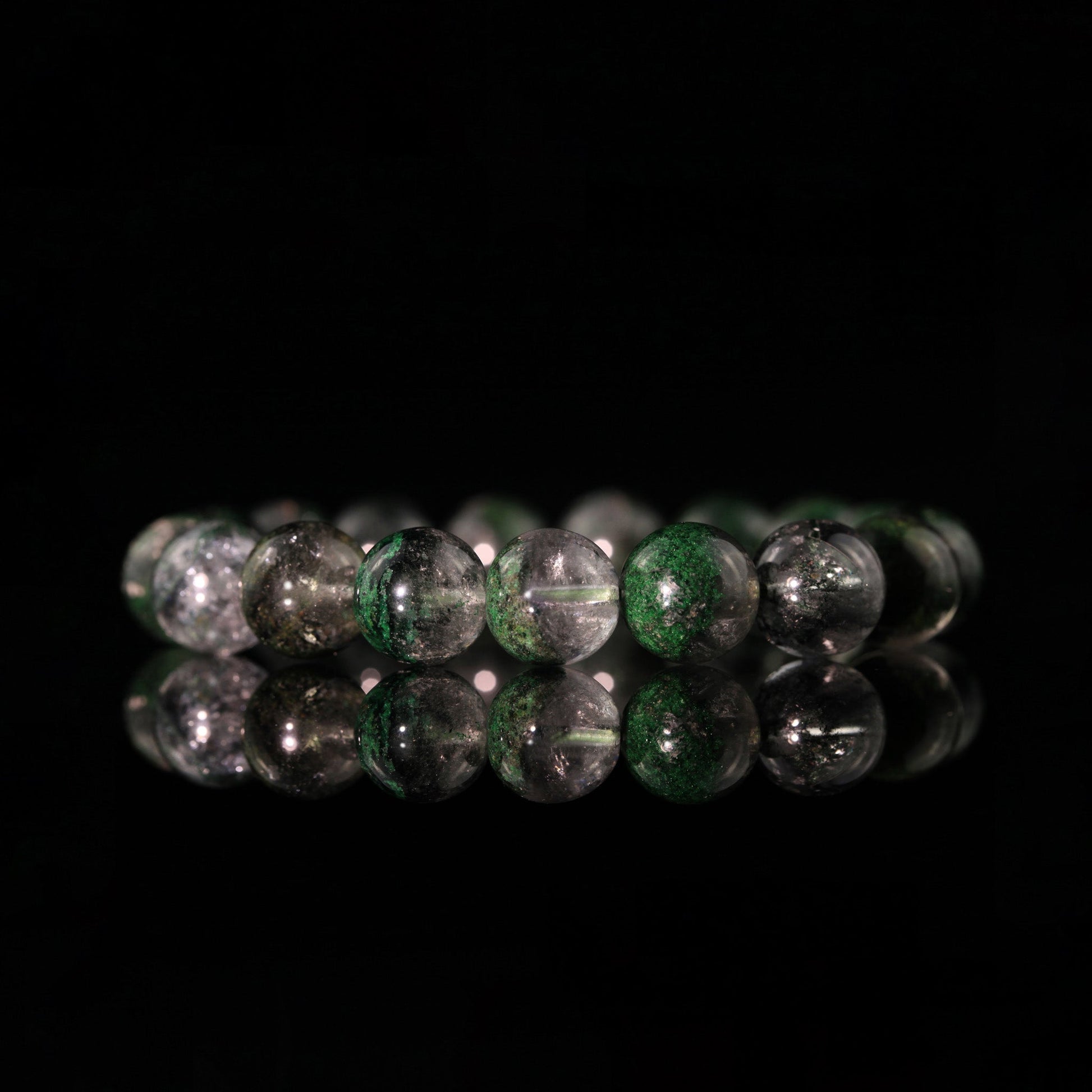 Green Phantom Quartz Wealth Bracelet