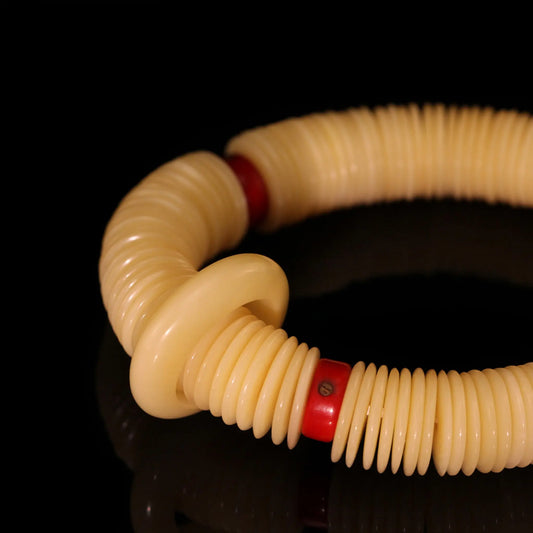 Light Yellow Camel Bone Bracelet