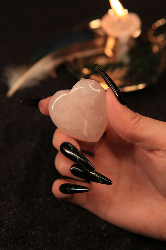 Enchanted Heart-Shaped Crystal for Love, Healing & Radiant Energy