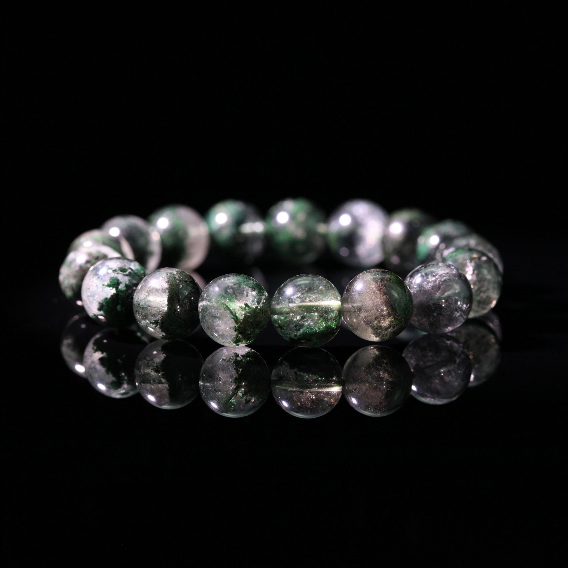 Green Phantom Quartz Wealth Bracelet