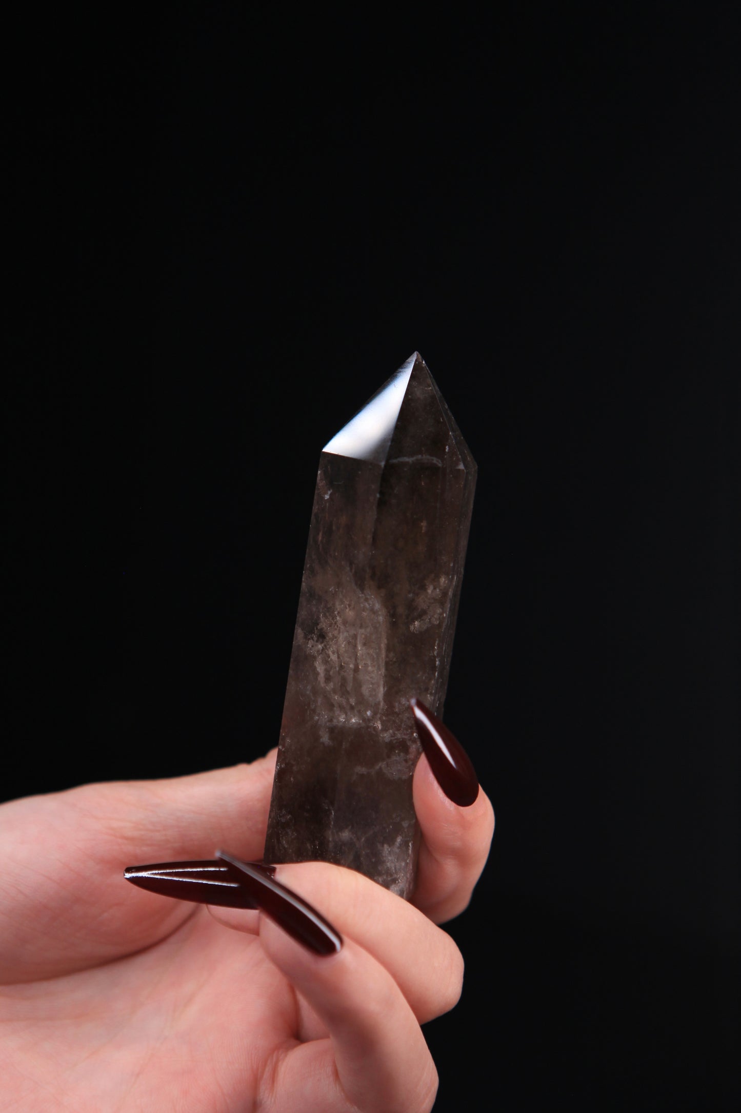 Mystical Smoky Quartz Tower for Grounding & Magickal Protection