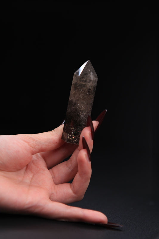 Mystical Smoky Quartz Tower for Grounding & Magickal Protection