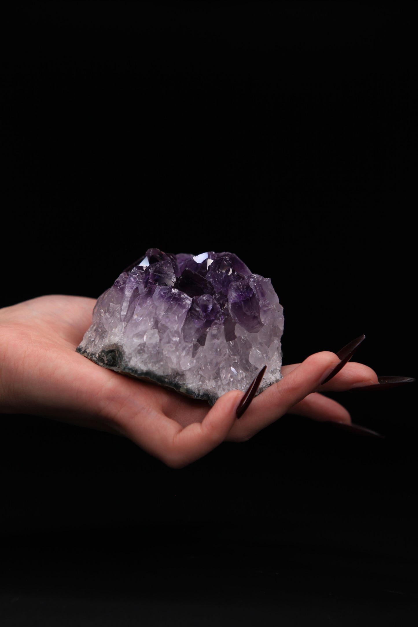 Witch’s Amethyst Cluster for Intuition & Magickal Serenity