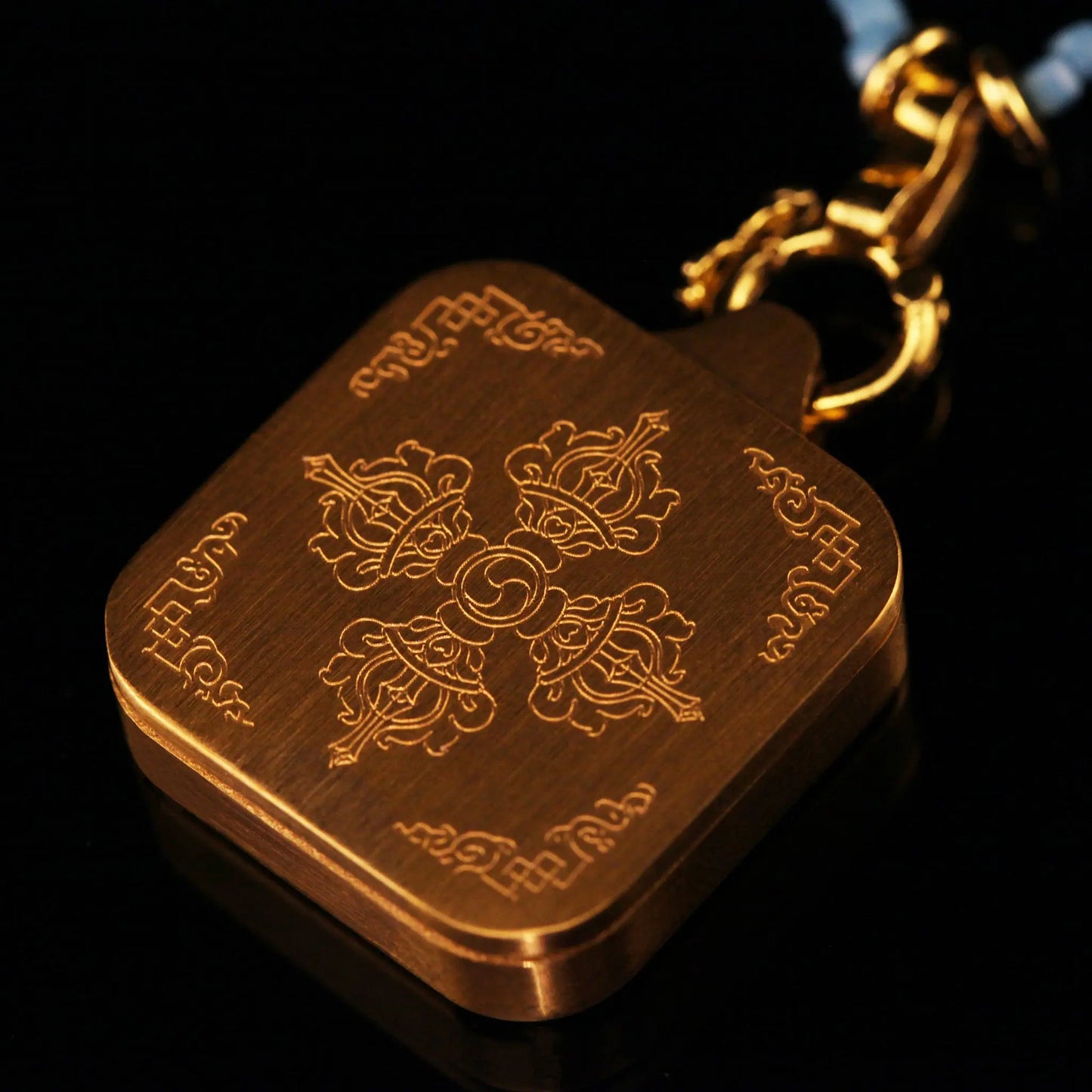Tibetan Bodhisattva Tara Thangka Pendant back face