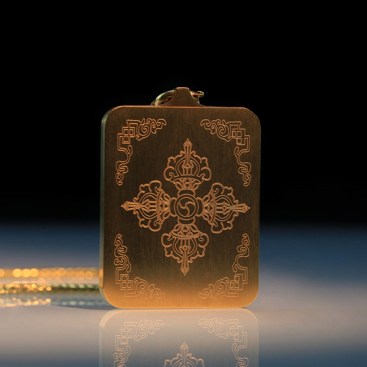Hand-painted Jambhala Pendant Necklace