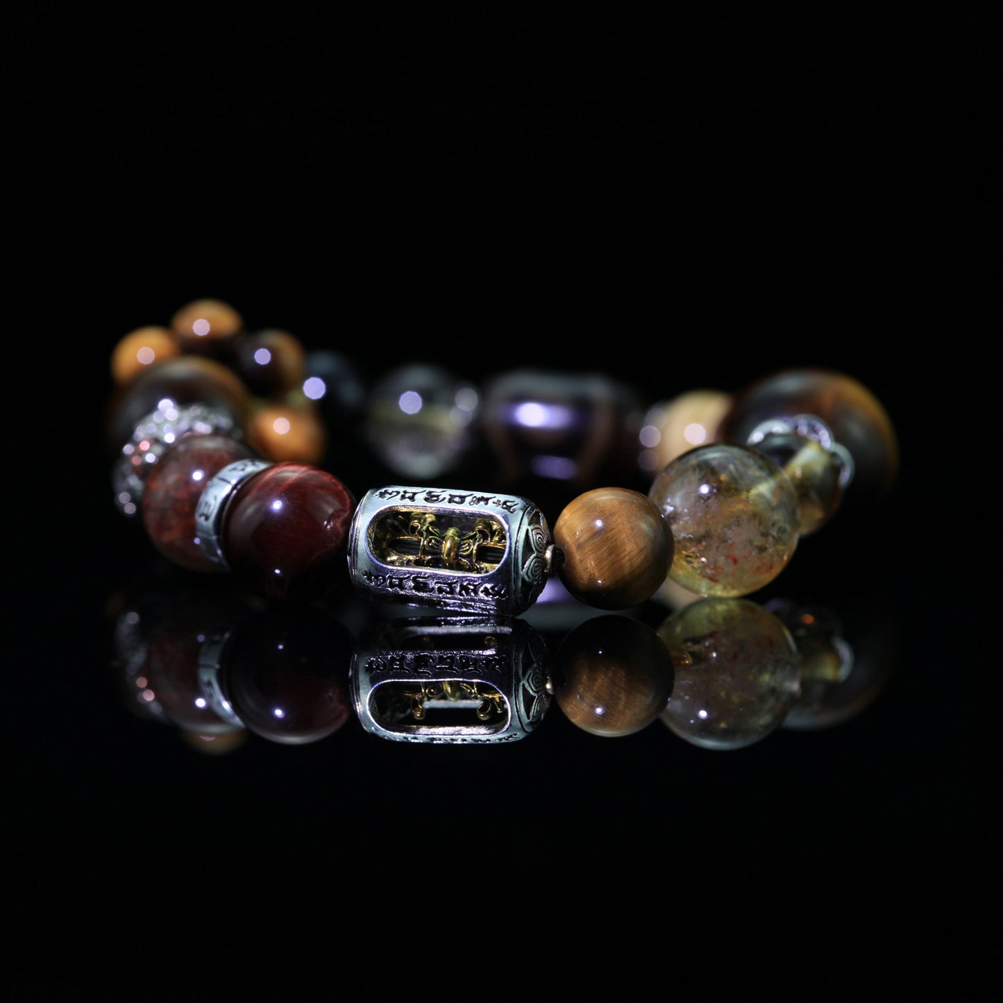 Tibetan Super Seven Quartz Bracelet