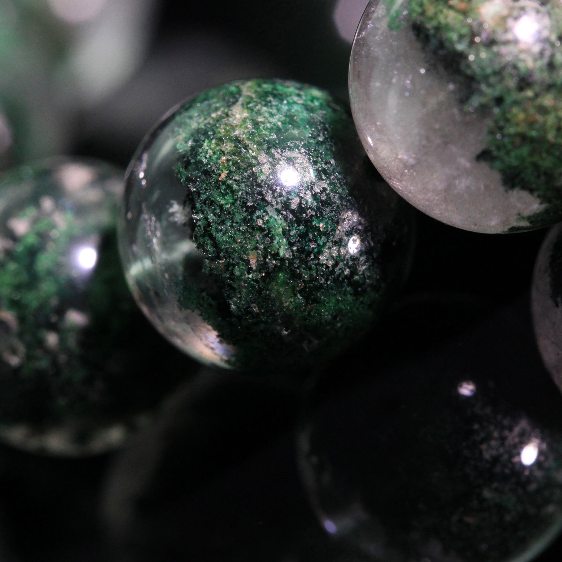 Green Phantom Quartz Wealth Bracelet