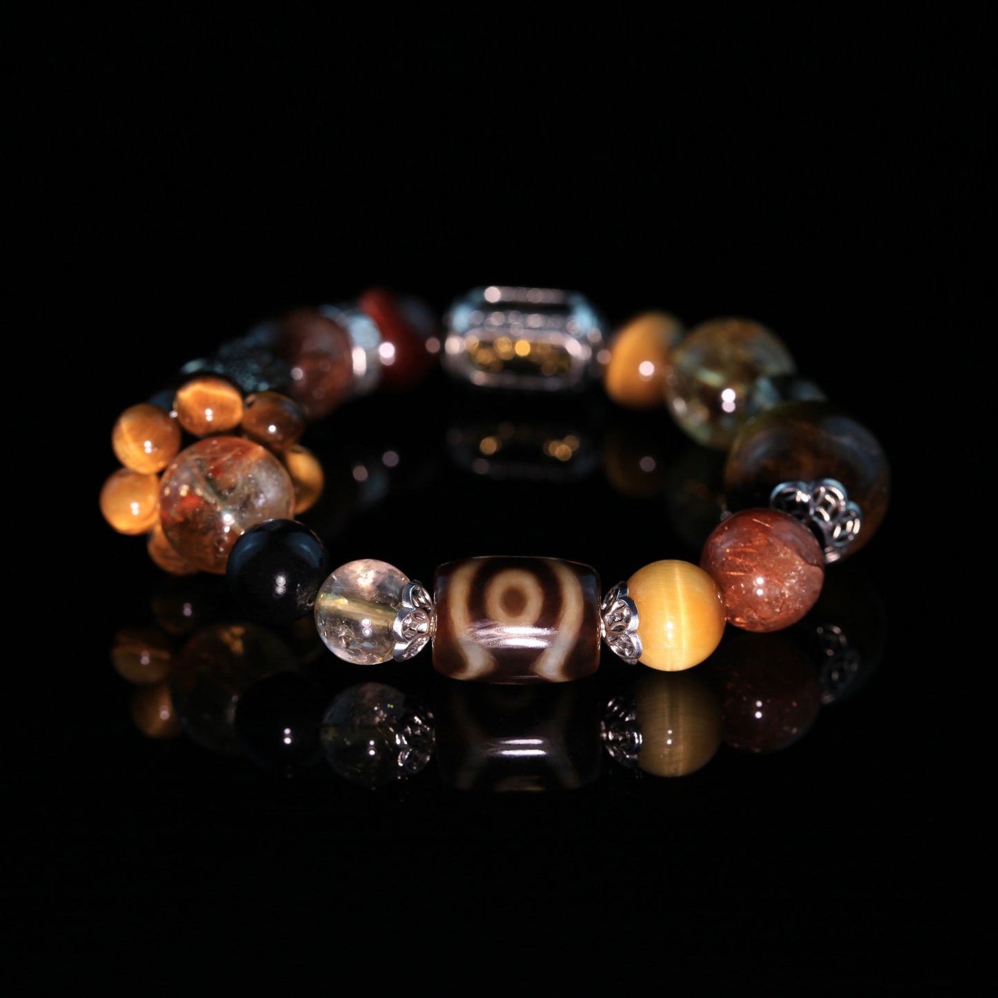Tibetan Super Seven Quartz Bracelet