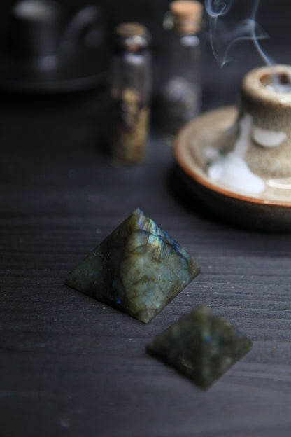 Labradorite Pyramid for Intuition & Mystery