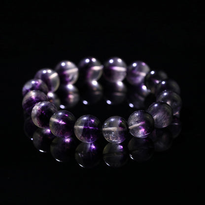 Purple Phantom Fluorite Bracelet 