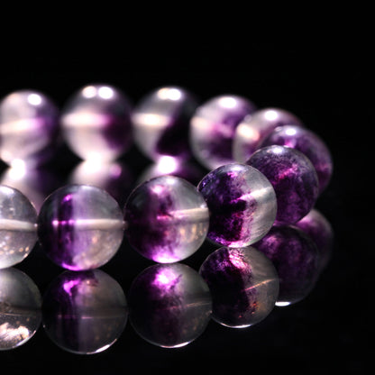 Purple Phantom Fluorite Bracelet 