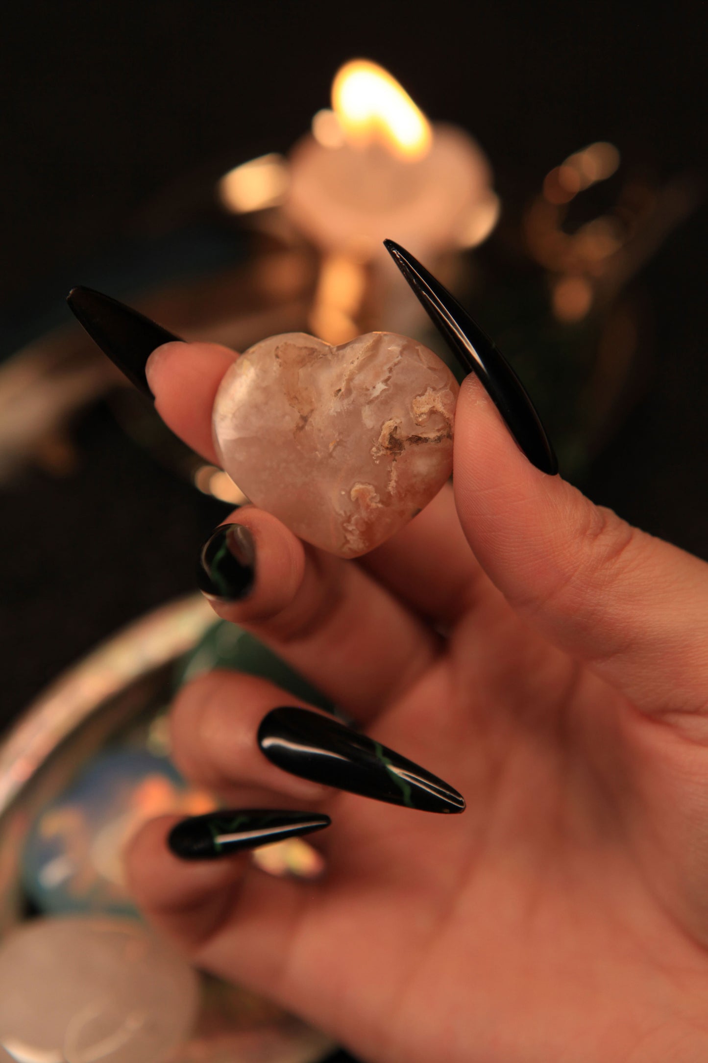 Enchanted Heart-Shaped Crystal for Love, Healing & Radiant Energy
