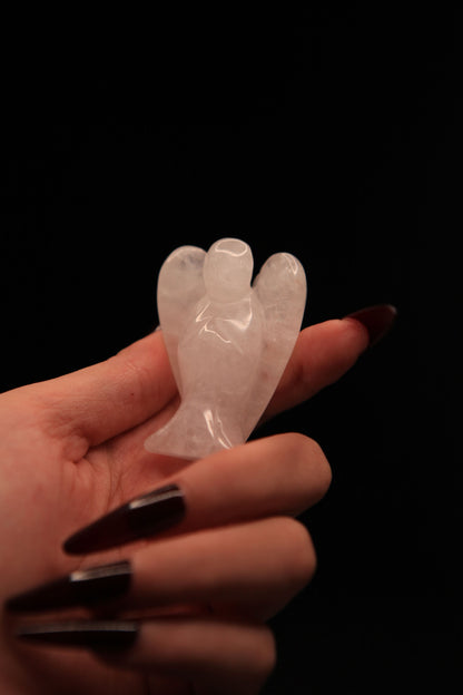 Witch’s Crystal Angel Figurine for Protection & Magickal Guidance