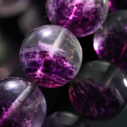 Purple Phantom Fluorite Bracelet 